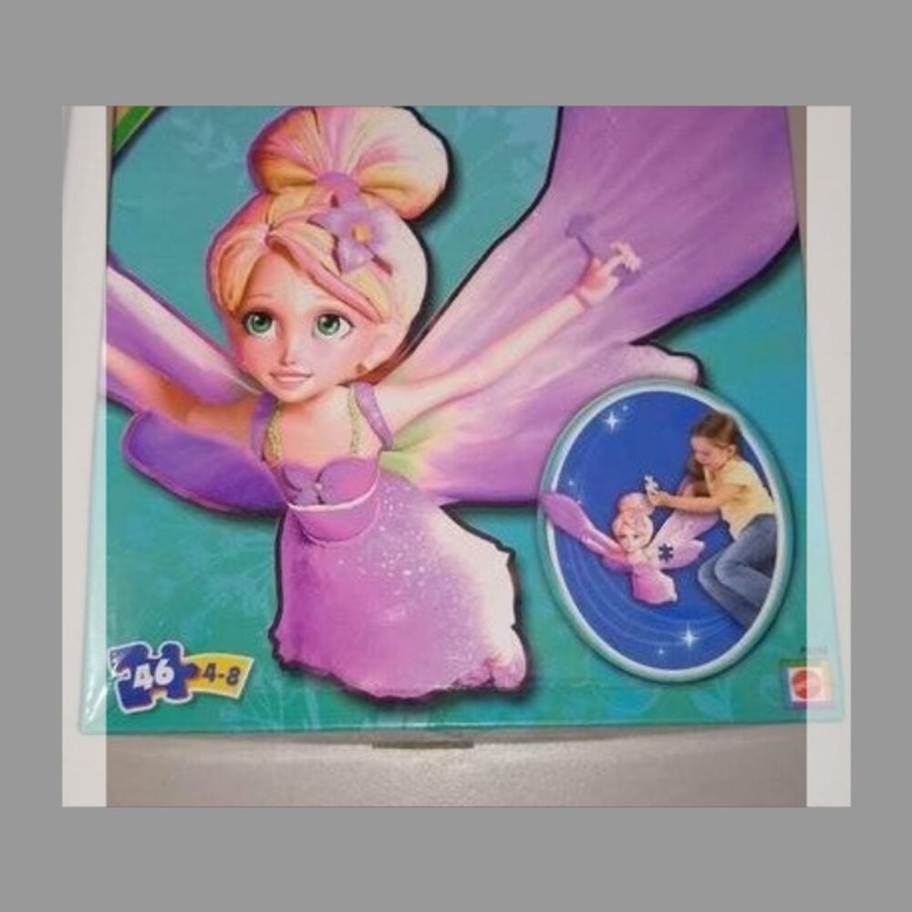 Barbie Thumbellina my Size Extra large Floor puzzle 46 pieces used